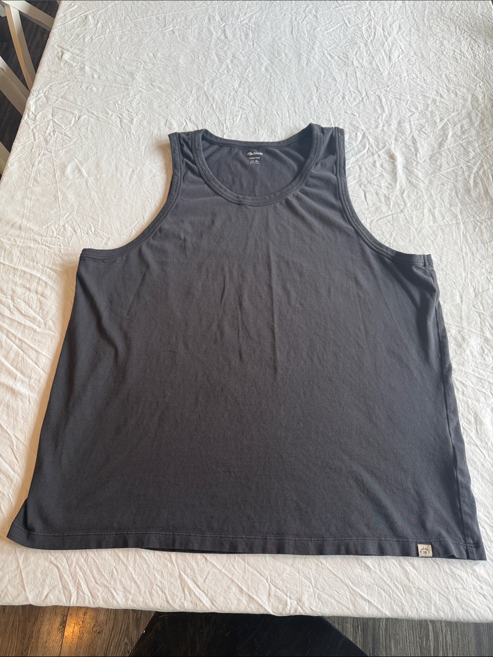 Madewell Men's dark grey Tank Top - Sleeveless Muscle Tee